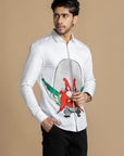 Western Wild Man Embroidered Shirt