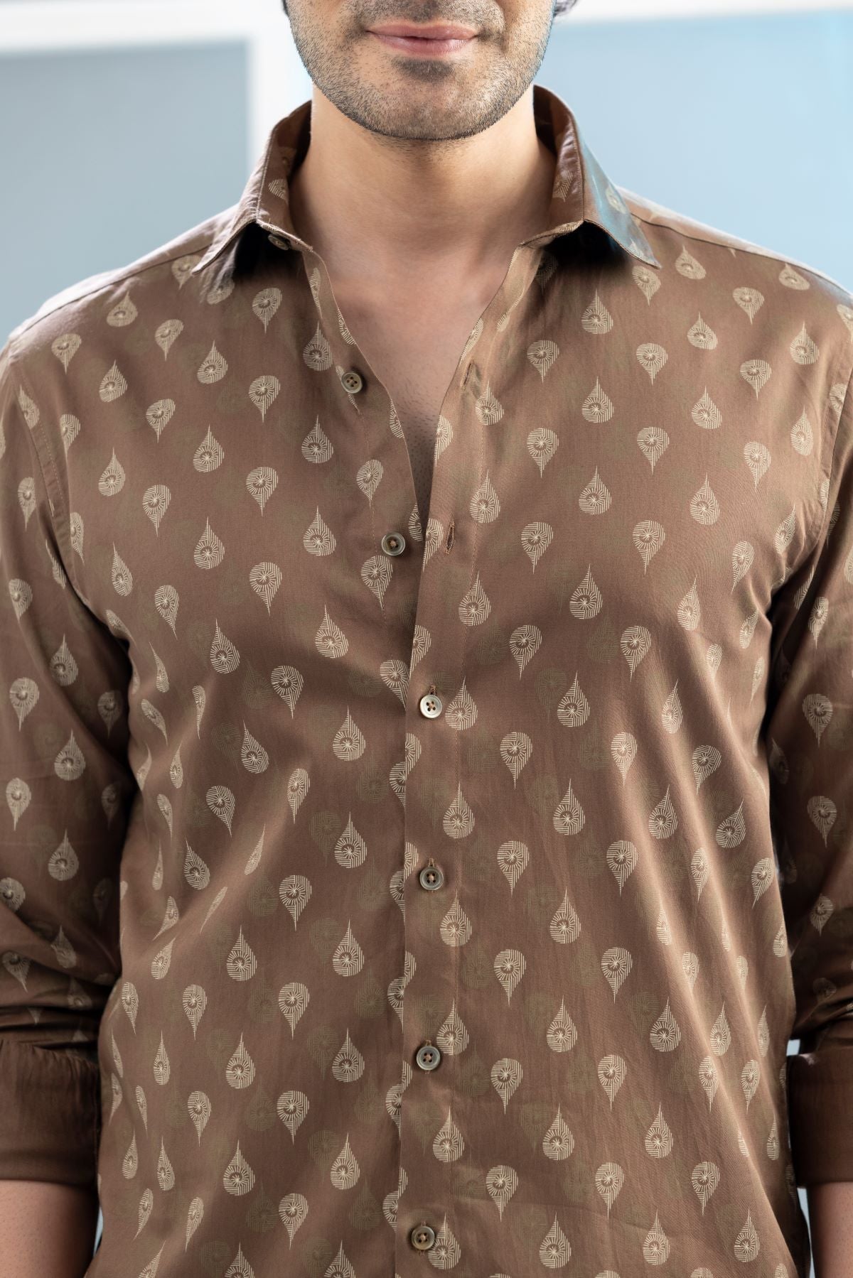 The Earthy Feeling Cut And Sew Shirt