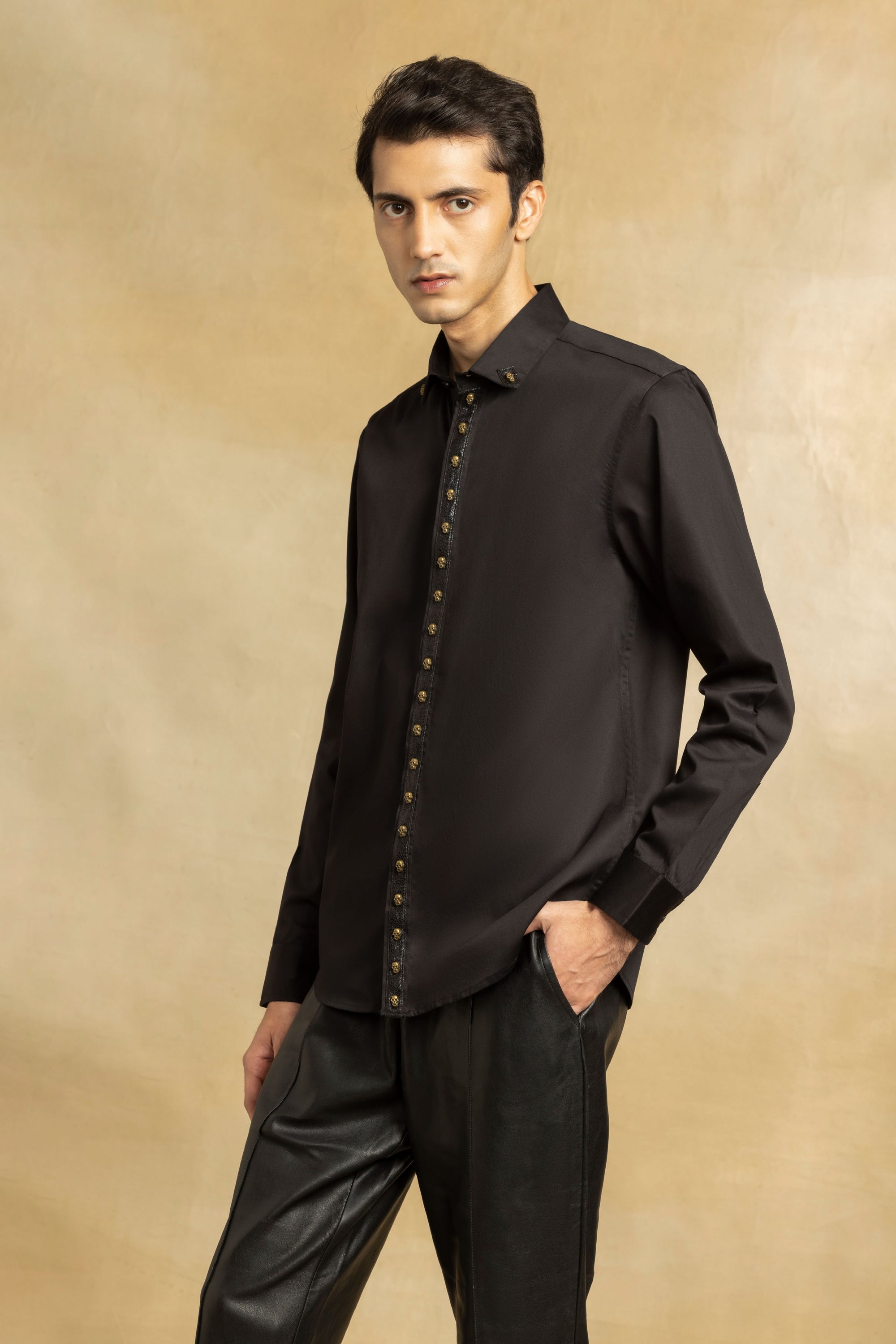 Gothic Grin Cut And Sew Shirt