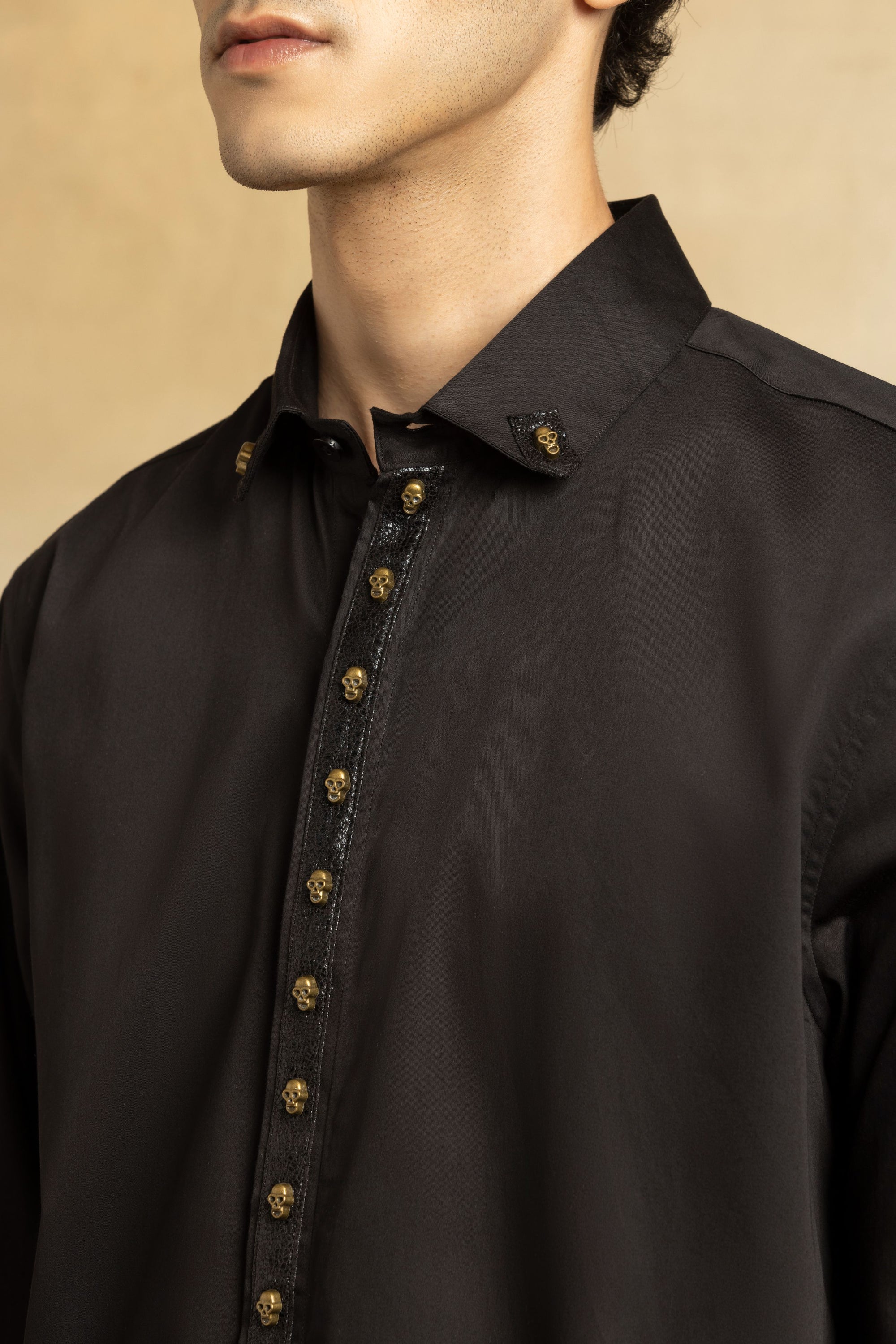 Gothic Grin Cut And Sew Shirt