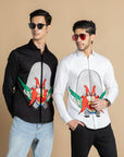 Western Wild Man Embroidered Shirt
