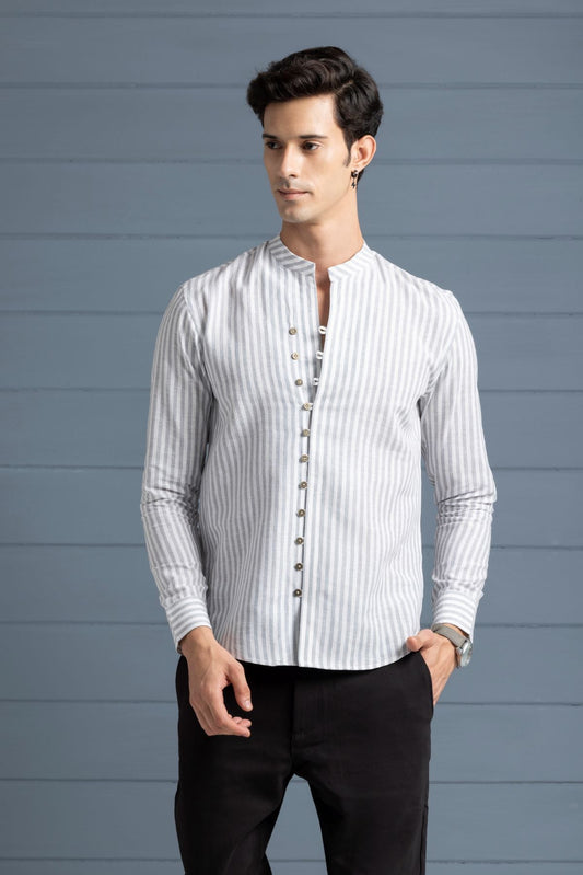 Looped In Shirt -  Linen Shirts