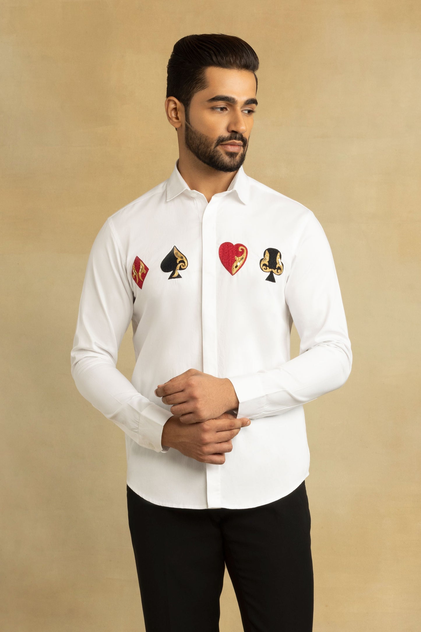 Ace Of Style -Embroidered Shirts