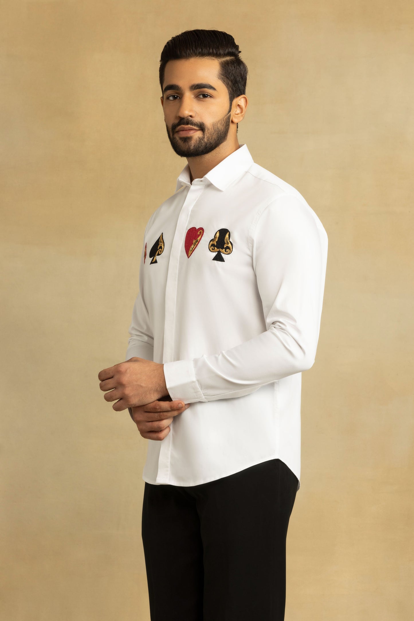 Ace Of Style -Embroidered Shirts