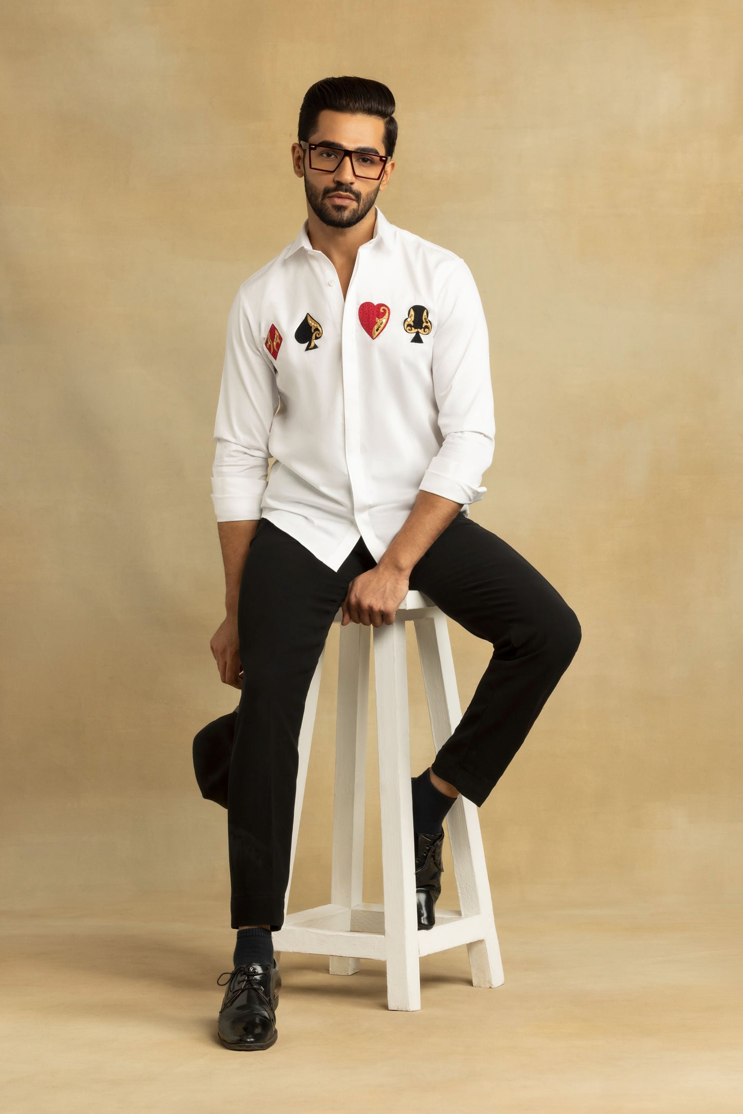 Ace Of Style -Embroidered Shirts