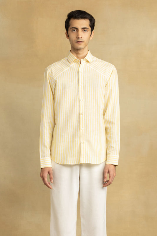 Yoke of Distinction -  Linen Shirts