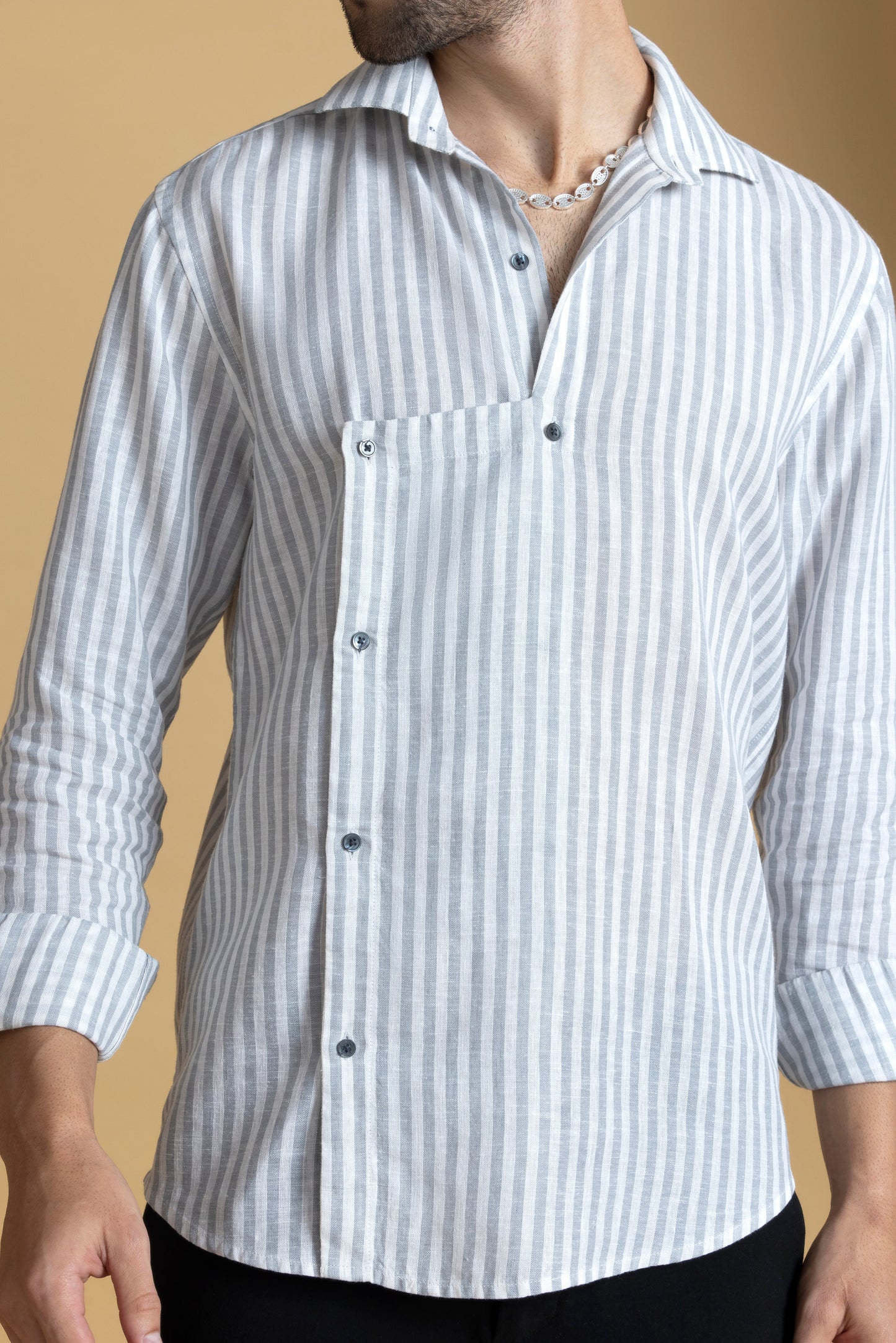 In the Line Shirt -  Linen Shirts