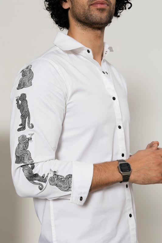 Monkey's Shirt - Embroidered Shirts