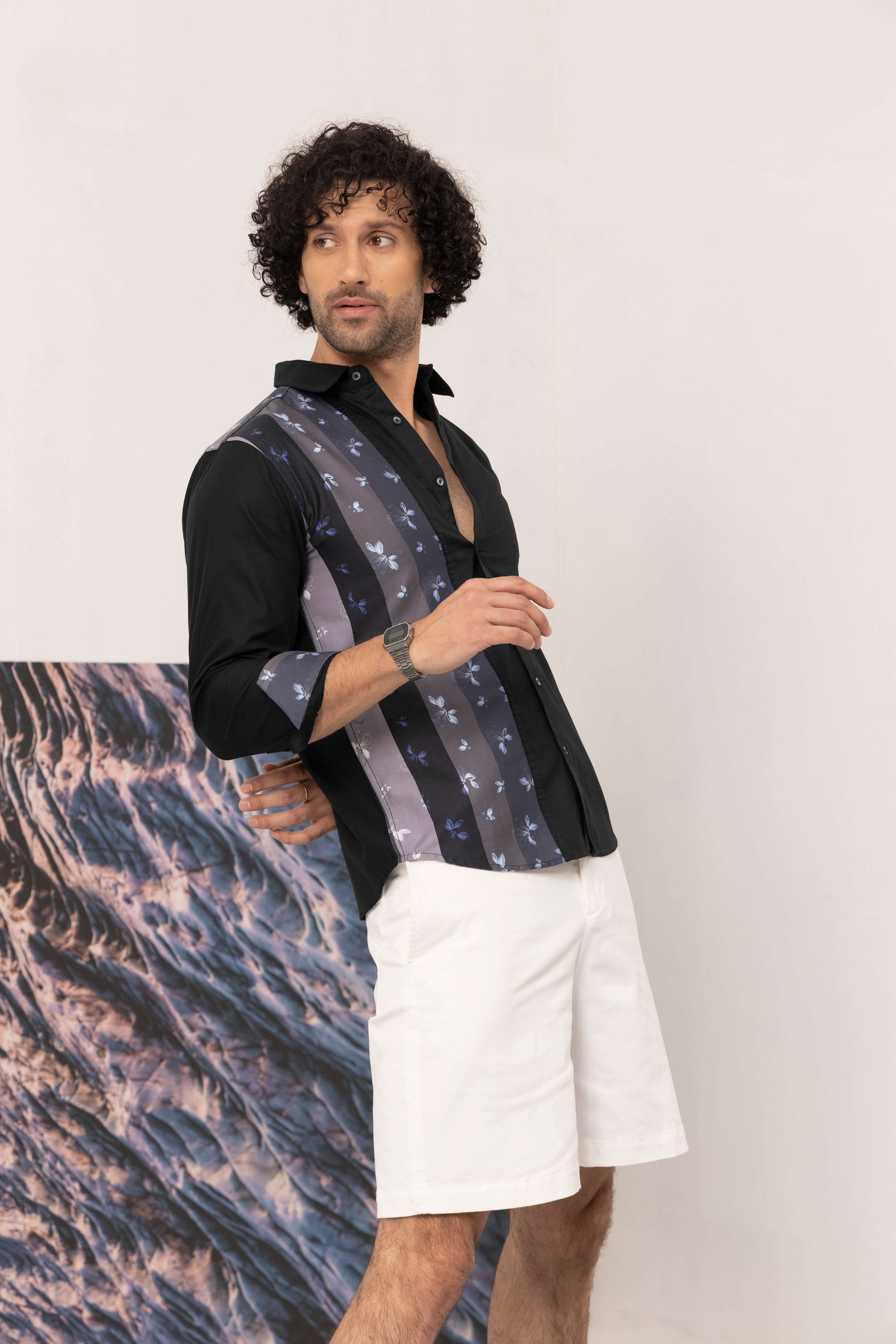 Shades of Floret Cut And Sew Shirt