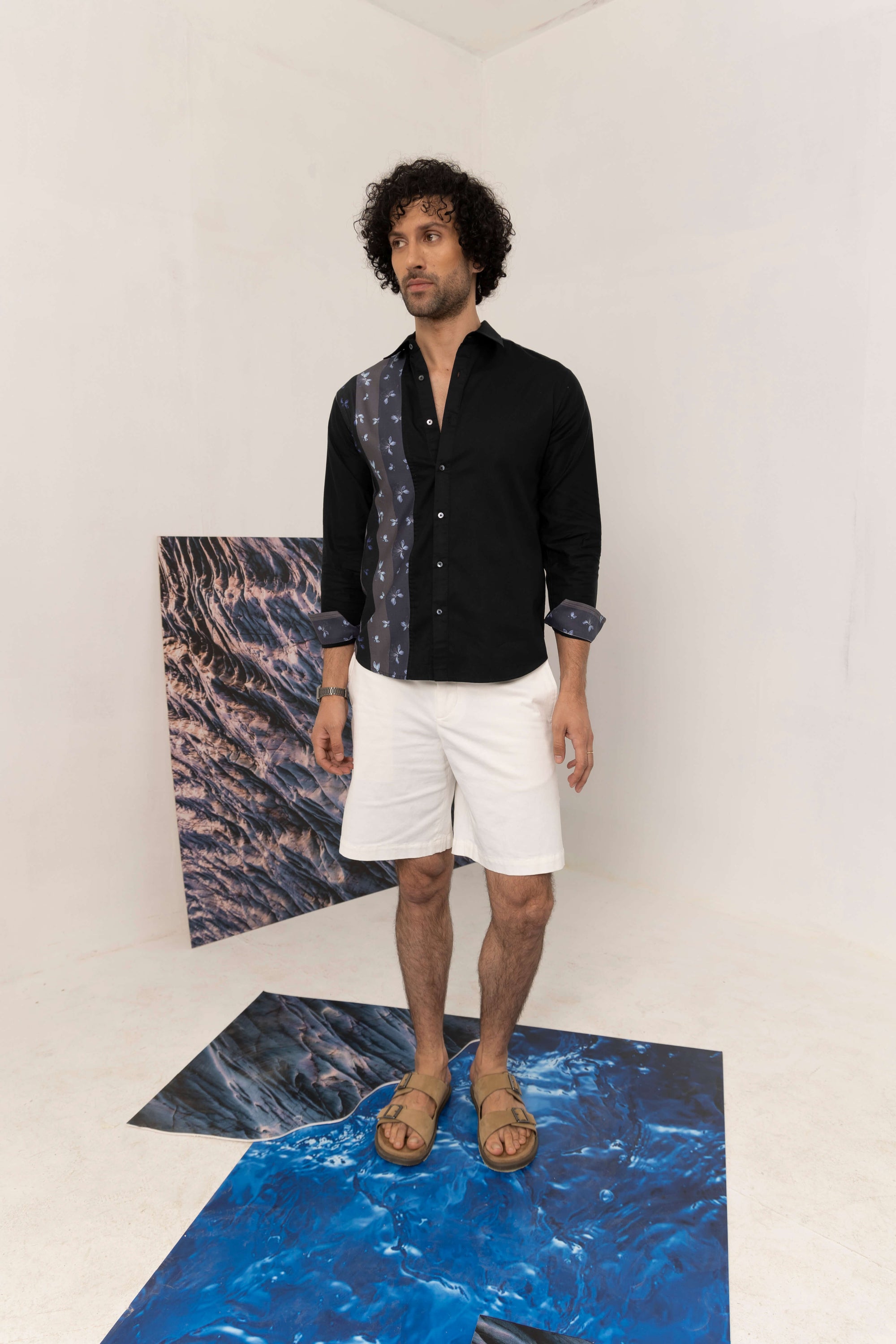 Shades of Floret Cut And Sew Shirt